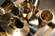 Custom bronze components made of tough CDA 932 high leaded tin bronze C93200 high leaded tin bronze