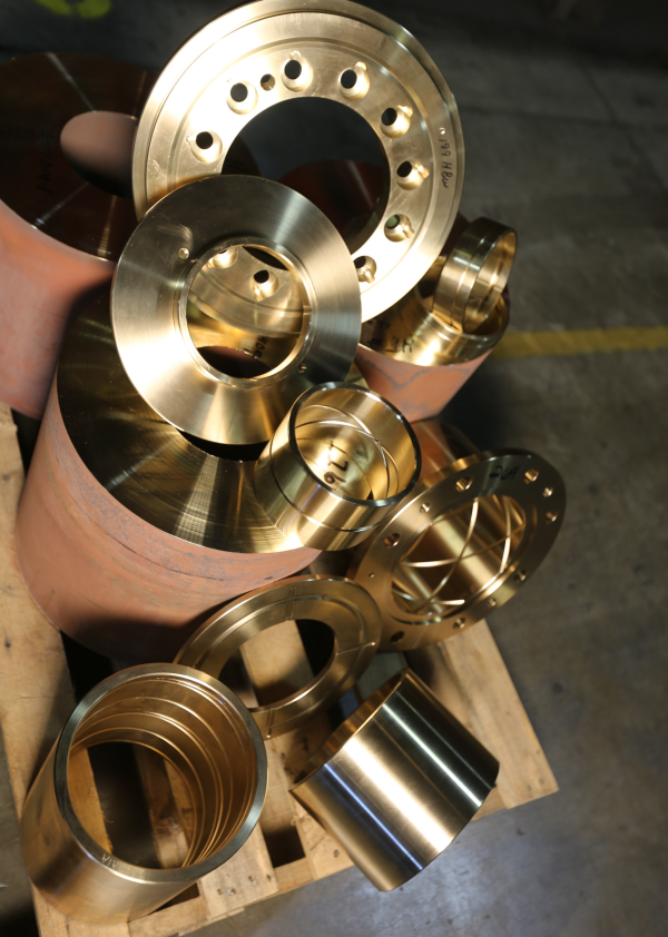 Custom Continuous Cast Bronze Parts
